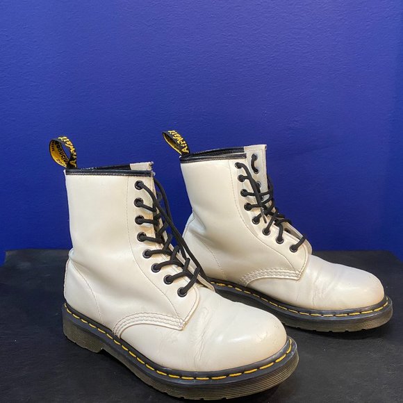 White Doc Martens - Dr. Martens 1460 - Picture 1 of 8